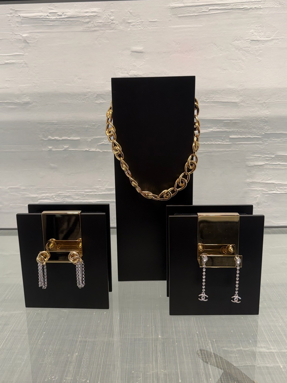 Chanel Crystal Earrings